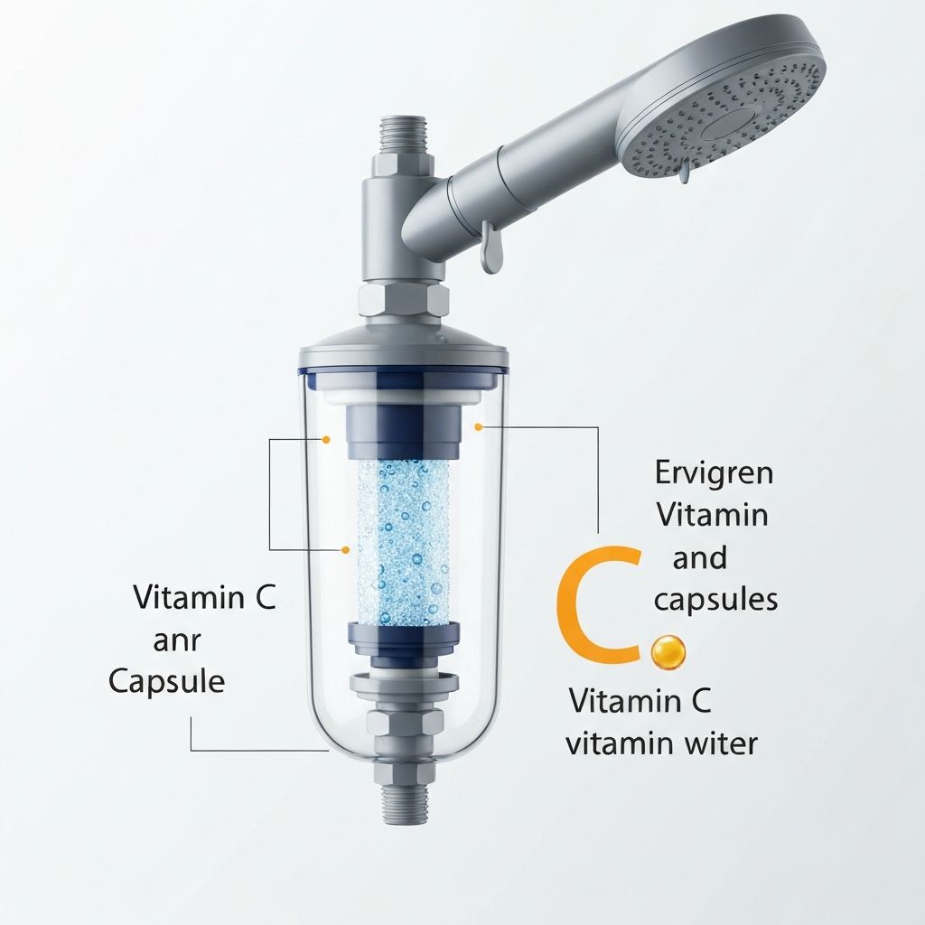 비타민 C 샤워 필터
